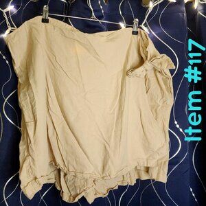 4x Old Navy Linen Wrap Skirt Skort Shorts